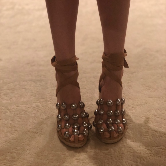 BNIB Alexander Wang Taylor Espadrille Wedges - Picture 12 of 12